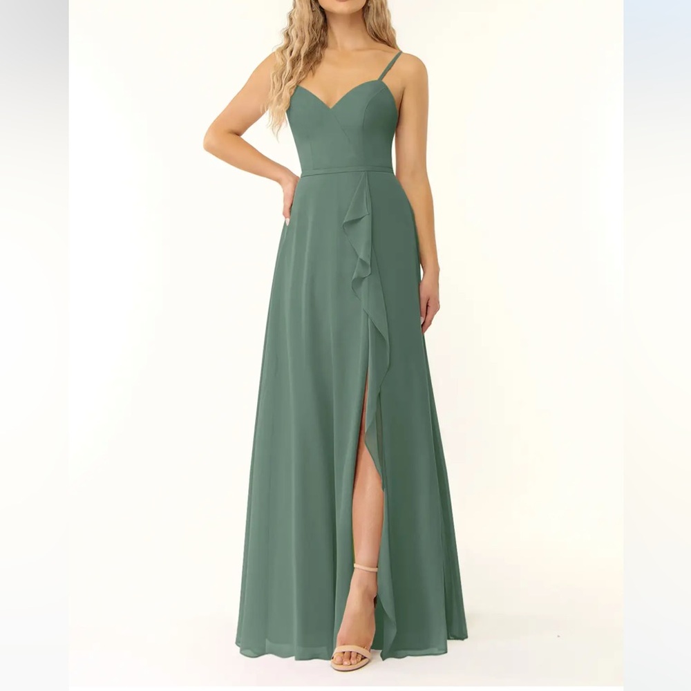 Azazie Eucalyptus A6 Dress